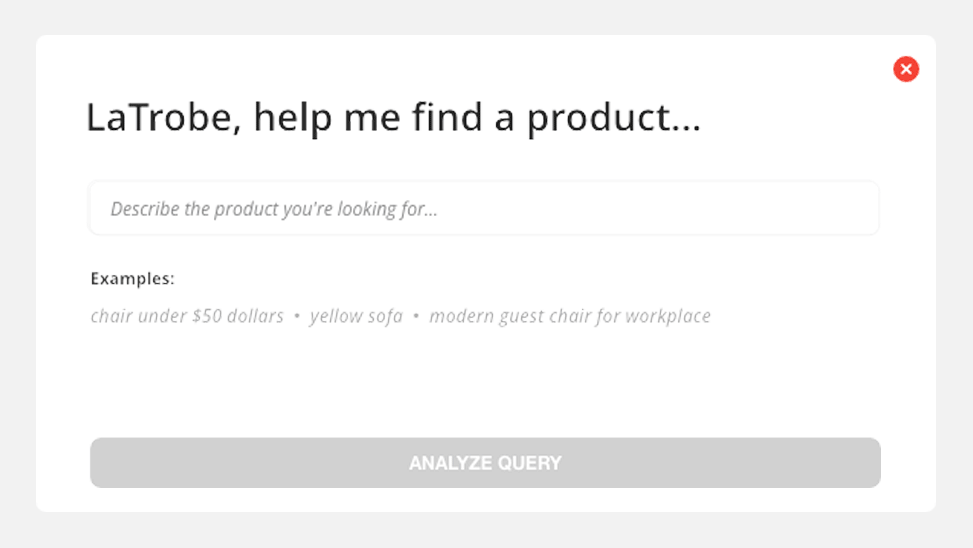 Animated demo of LaTrobe Deep Search using real-world constraints
